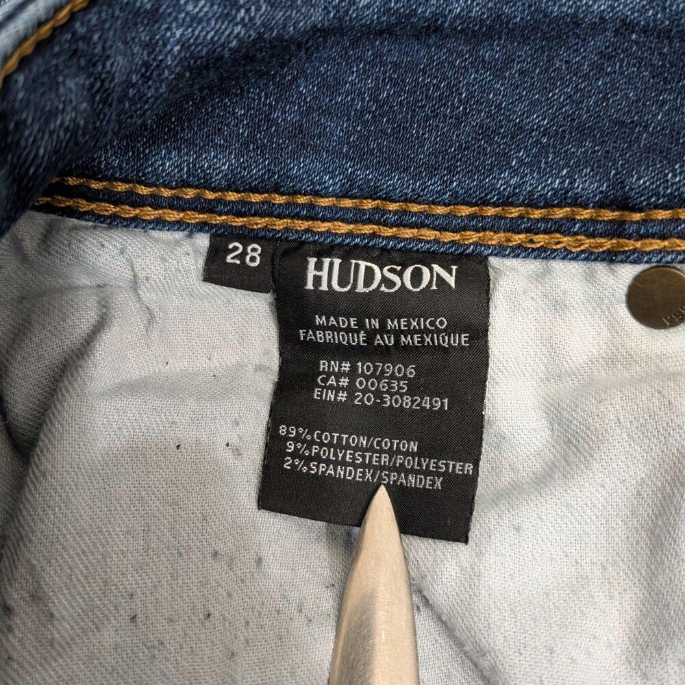 Hudson dark wash cutoff denim shorts, size 28 - Picture 6 of 8